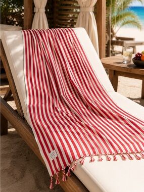 SABAH Peshtemal Fethiye Turkish Handloomed Cotton Striped Towel #0501267